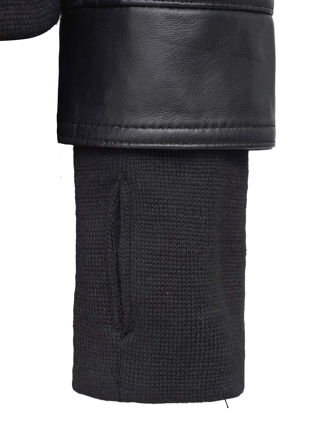 veste en cuir noir pour femme avec capuche