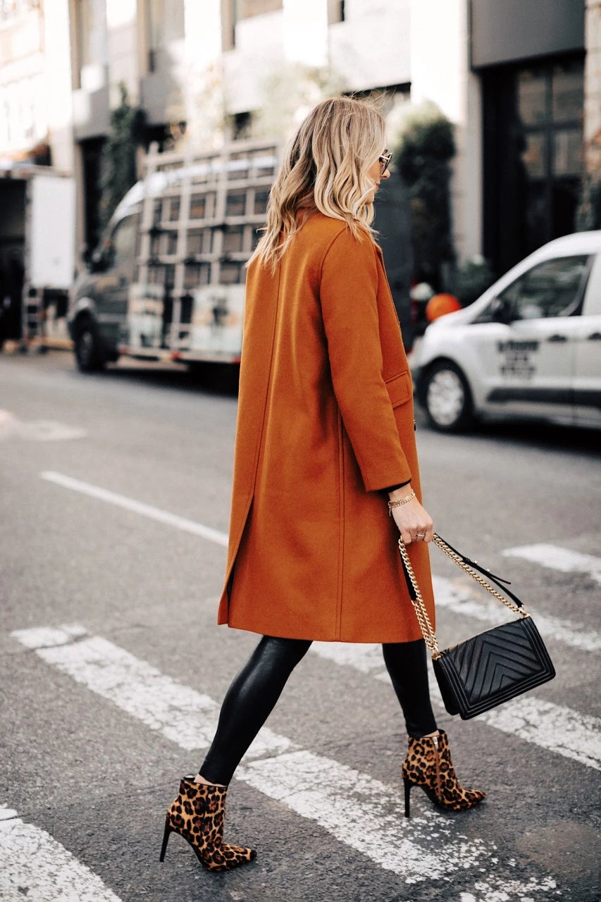 Femme Manteau En Laine