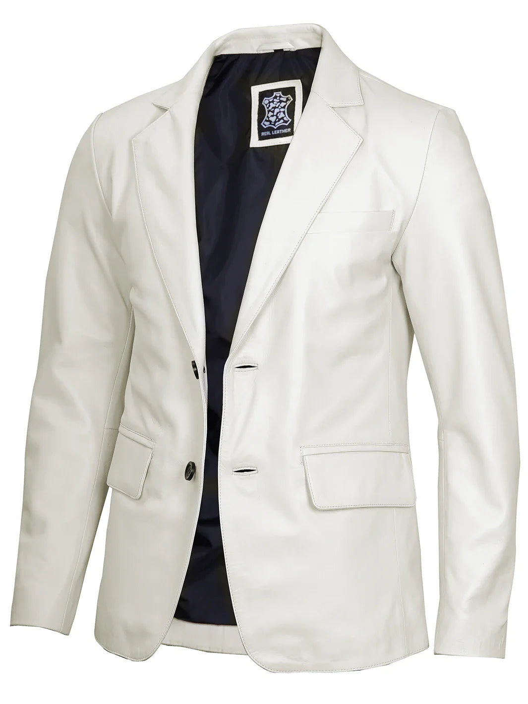 Blazer en cuir pour homme