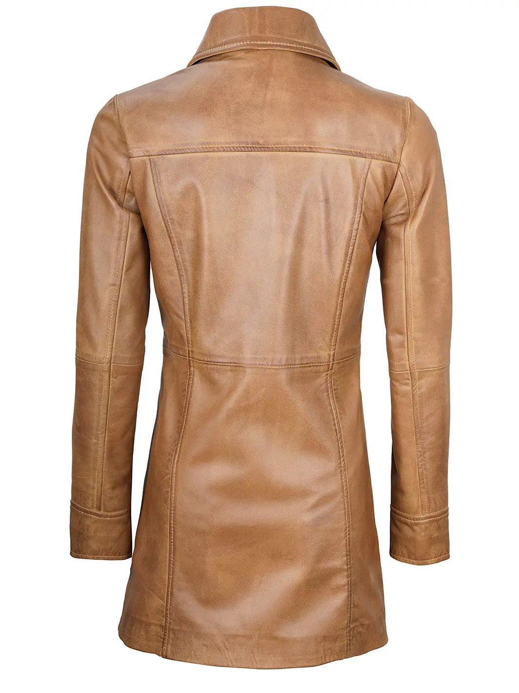Manteau en cuir femme