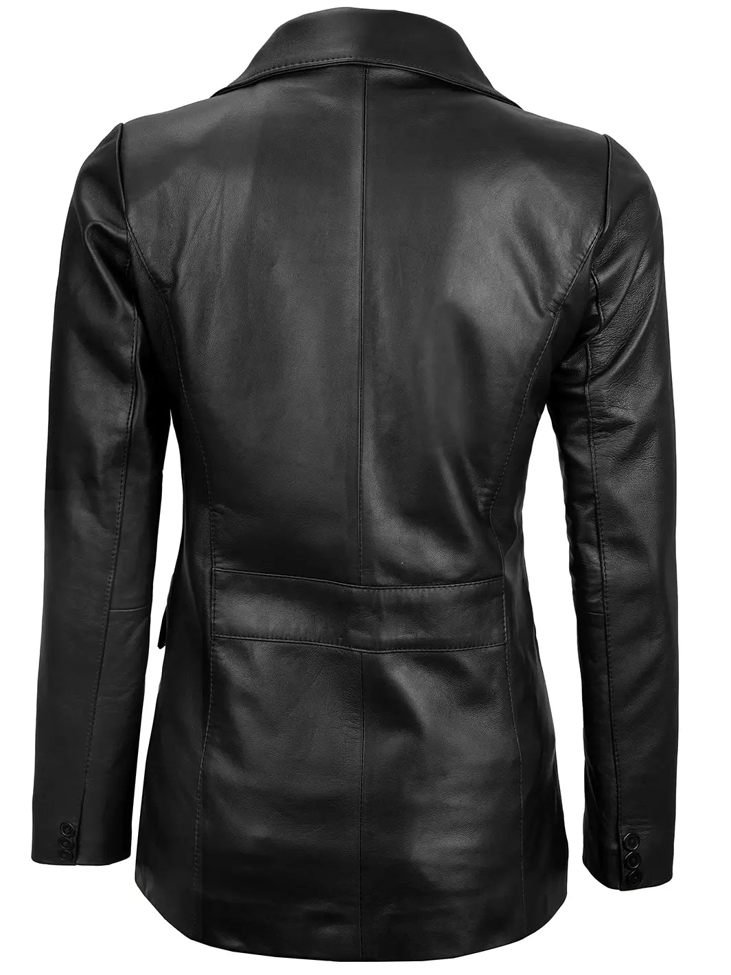 Blazer en cuir pour femme