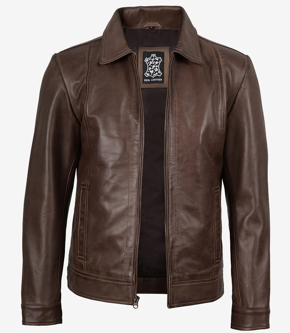 Veste en cuir