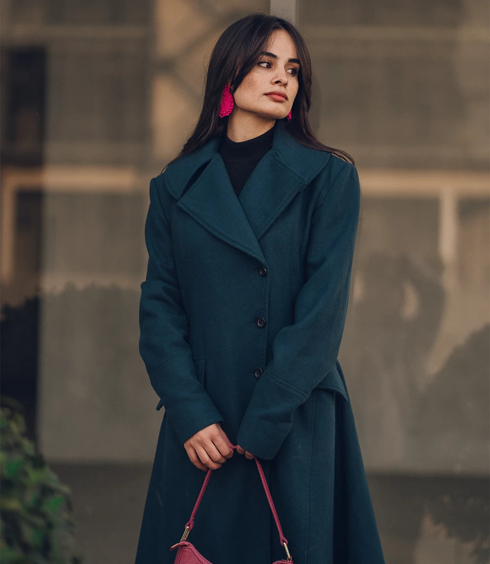 Femme Manteau En Laine