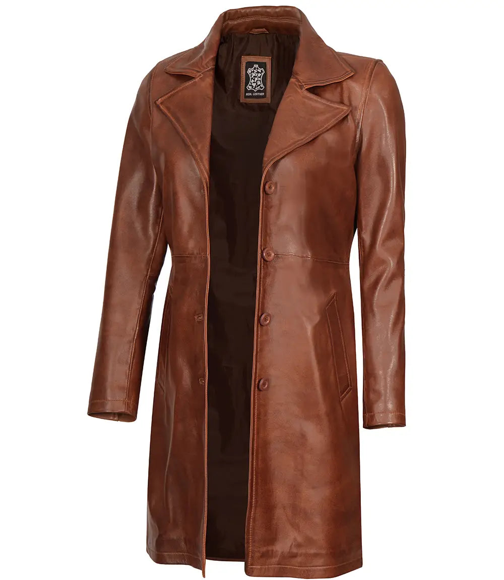 manteau de voiture pour femme manteau cognac