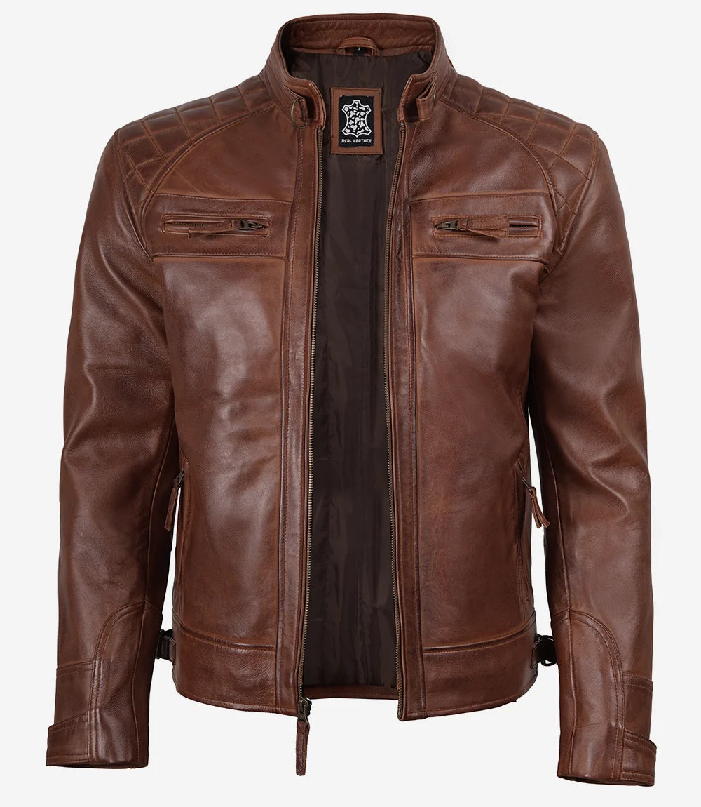 Veste café racer pour homme