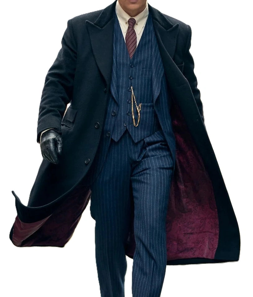 manteau noir peaky blinders