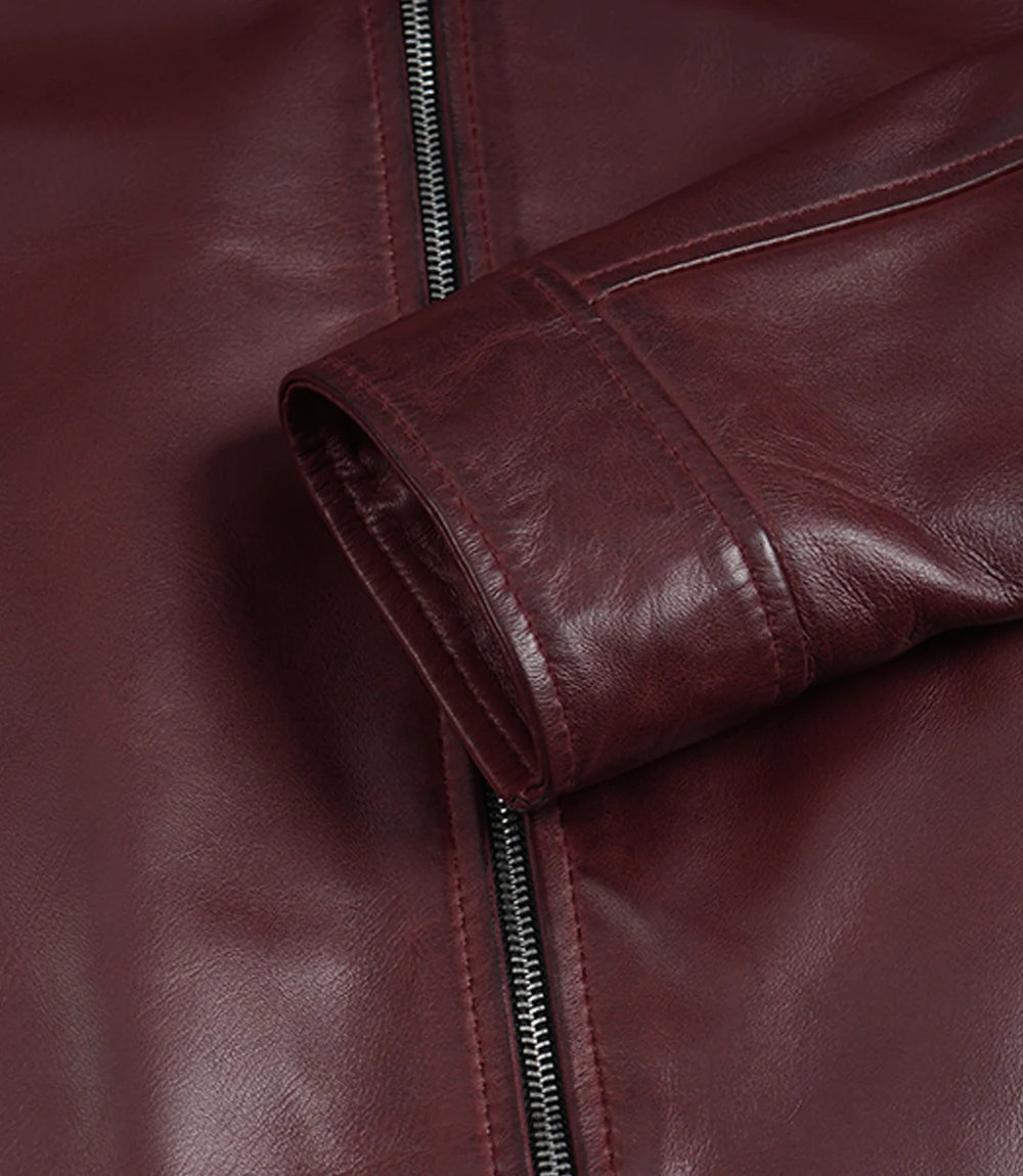 Femmes Cuir Veste Chemise Col