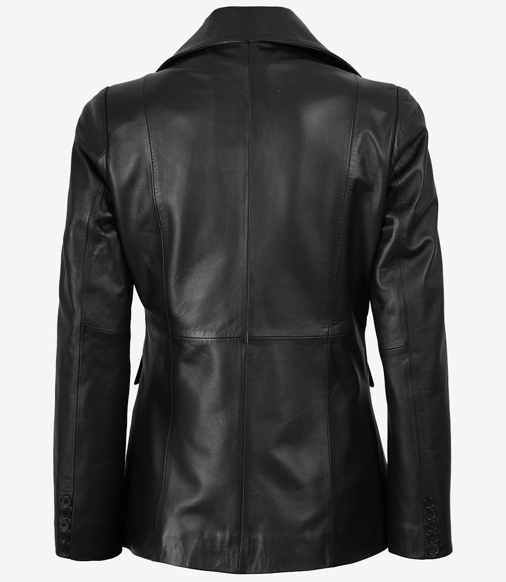 womens-leather-blazer-black
